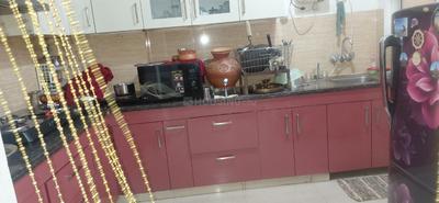 Kitchen Image of 1575 Sq.ft 3 BHK Apartment / Flat for rent in Omaxe Residency II, Arjunganj Lucknow for Rs. 35000