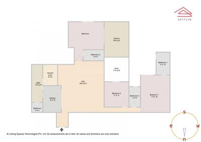 Image of 2574 Sq.ft 3.5 BHK Apartment / Flat for sale in Total Environment Pursuit Of A Radical Rhapsody Phase 2 by Total Environment Building Systems, Whitefield, Bengaluru for Rs. 53700000