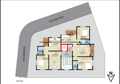 Image of 1000 Sq.ft 2 BHK Apartment / Flat for sale in Savedi, Ahmednagar for Rs. 5500000