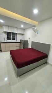 Bedroom Image of 500 Sq.ft 1 RK Apartment / Flat for rent in Madhapur Hyderabad for Rs. 29000