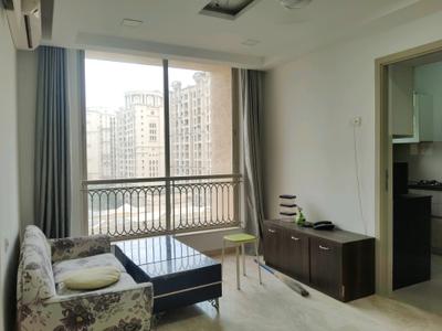 Living Room Image of 550 Sq.ft 1 BHK Apartment / Flat for rent in Kasarvadavali Thane for Rs. 22000