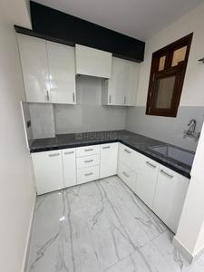 Kitchen Image of 980 Sq.ft 3 BHK Apartment / Flat for rent in Chhattarpur New Delhi for Rs. 30000