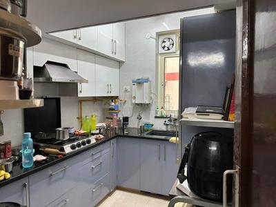Kitchen Image of 1150 Sq.ft 2.5 BHK Apartment / Flat for rent in CGHS Rail Vihar, Sector 15 Gurgaon for Rs. 47000