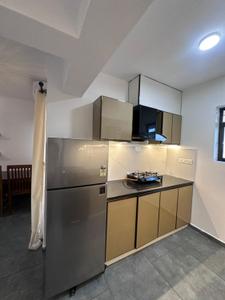 Kitchen Image of 575 Sq.ft 1 BHK Apartment / Flat for rent in Vyttila Kochi for Rs. 35000