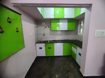 Kitchen Image of 610 Sq.ft 1 BHK Builder Floor for rent in Horamavu Bengaluru for Rs. 13000