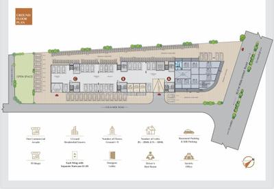Image of 1144 Sq.ft 2 BHK Apartment / Flat for sale in Techops Royal, Dighori, Nagpur for Rs. 4800000