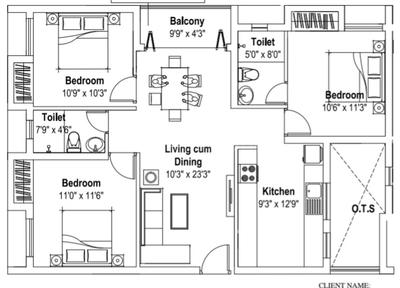 3 BHK Flat