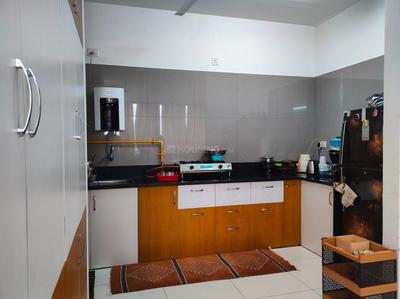 Kitchen Image of 930 Sq.ft 2.5 BHK Apartment / Flat for rent in Malabar County III, Vaishno Devi Circle Ahmedabad for Rs. 35000