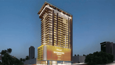 Image of 1250 Sq.ft 3 BHK Apartment / Flat for rent in AVA Maimoona Residency, Agripada, Mumbai for Rs. 125000