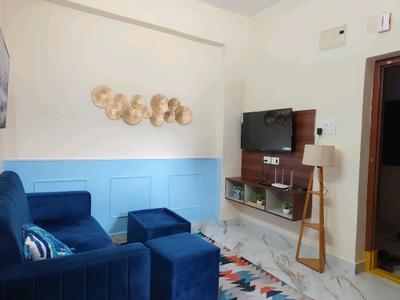 Living Room Image of 850 Sq.ft 1 BHK Apartment / Flat for rent in Kondapur Hyderabad for Rs. 23500