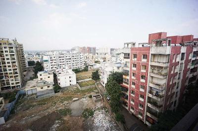 Balcony Image of 884 Sq.ft 2 BHK Apartment / Flat for sale in Moshi Pune for Rs. 5500000