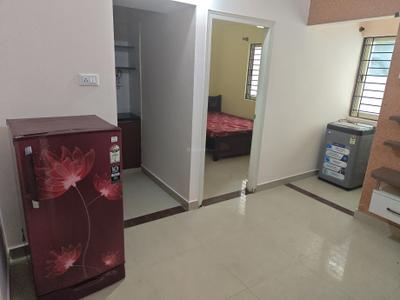Living Room Image of 510 Sq.ft 1 BHK Apartment / Flat for rent in BTM Layout 2nd Stage Bengaluru for Rs. 22000