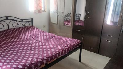Bedroom Image of 550 Sq.ft 1 BHK Apartment / Flat for rent in Magarpatta Heliconia, Hadapsar Pune for Rs. 28000