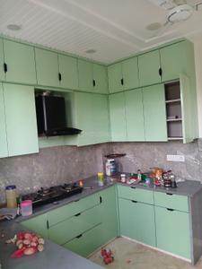 Kitchen Image of 1300 Sq.ft 3 BHK Builder Floor for rent in Sector 11 Rohini New Delhi for Rs. 58000