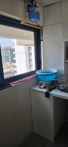 Kitchen Image of 600 Sq.ft 1 BHK Apartment / Flat for rent in Landmark Garden, Kalyani Nagar Pune for Rs. 40000