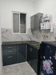 Kitchen Image of 1500 Sq.ft 1 BHK Builder Floor for rent in Mahalakshmi Nagar Indore for Rs. 16500