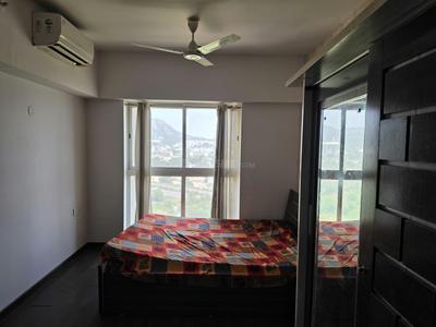 Bedroom Image of 639 Sq.ft 1 BHK Studio for rent in Lodha Belmondo, Gahunje Pune for Rs. 28000