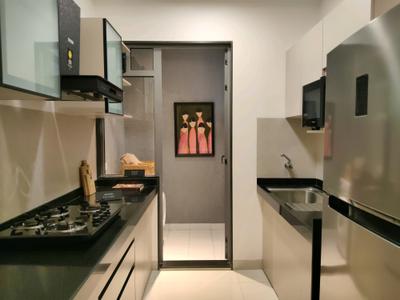 Kitchen Image of 700 Sq.ft 2 BHK Apartment / Flat for sale in Rustomjee La Familia, Thane West Thane for Rs. 13600000
