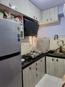 Kitchen Image of 950 Sq.ft 3 BHK Apartment / Flat for sale in Siddha Town, Rajarhat Kolkata for Rs. 6000000