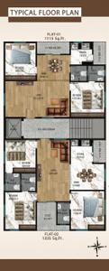 Image of 1115 Sq.ft 2 BHK Apartment / Flat for sale in Kommadi, Visakhapatnam for Rs. 5017500