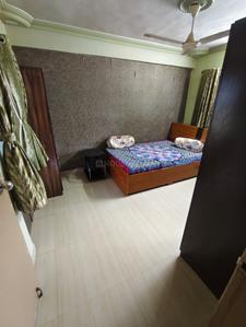 Bedroom Image of 600 Sq.ft 1 BHK Apartment / Flat for rent in Shree Kanchan Janga CHS, Kopar Khairane Navi Mumbai for Rs. 40000