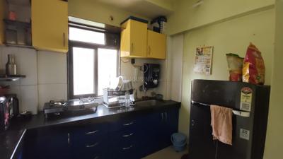Kitchen Image of 520 Sq.ft 1 BHK Apartment / Flat for rent in Raunak City 3, Kalyan West Kalyan for Rs. 15500