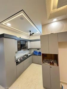 Kitchen Image of 1900 Sq.ft 3 BHK Builder Floor for rent in Kirti Nagar New Delhi for Rs. 68500