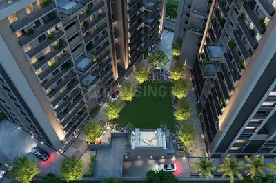 Balcony Image of 2095 Sq.ft 3.5 BHK Apartment / Flat for sale in Shivalik Sharda Harmony, University Area Ahmedabad for Rs. 17500000