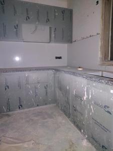 Kitchen Image of 800 Sq.ft 2 BHK Apartment / Flat for sale in Risland Sky Mansion, Rajpur Khurd Village New Delhi for Rs. 6500000