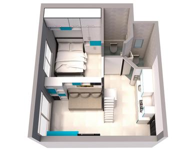 Image of 350 Sq.ft 1 BHK Apartment / Flat for sale in Malad East, Mumbai for Rs. 4900000