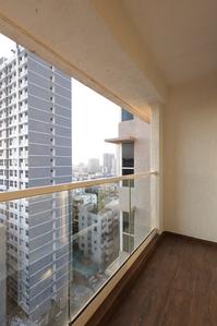 Balcony Image of 1718 Sq.ft 3 BHK Apartment / Flat for sale in A And O F Residences, Malad East Mumbai for Rs. 27900000