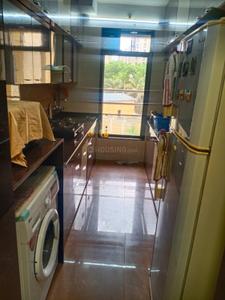 Kitchen Image of 800 Sq.ft 2 BHK Apartment / Flat for rent in Tarangan Towers, Thane West Thane for Rs. 38000
