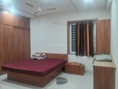 Bedroom Image of 850 Sq.ft 1 BHK Builder Floor for rent in Habsiguda Hyderabad for Rs. 20000