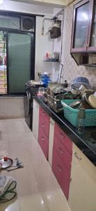 Kitchen Image of 650 Sq.ft 1 BHK Apartment / Flat for sale in Rabale Navi Mumbai for Rs. 6500000