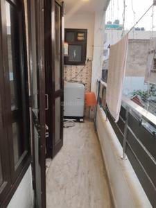 Balcony Image of 900 Sq.ft 3 BHK Builder Floor for rent in Dabri New Delhi for Rs. 25000