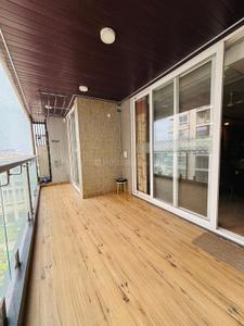 Balcony Image of 1800 Sq.ft 3 BHK Apartment / Flat for rent in Manglam Radiance, Durgapura Jaipur for Rs. 95000