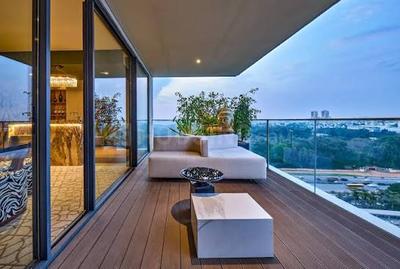 Balcony Image of 1200 Sq.ft 3 BHK Apartment / Flat for sale in Budigere Cross Bengaluru for Rs. 19800000