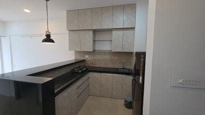 Kitchen Image of 692 Sq.ft 1 BHK Studio for rent in Lodha Belmondo, Gahunje Pune for Rs. 25000