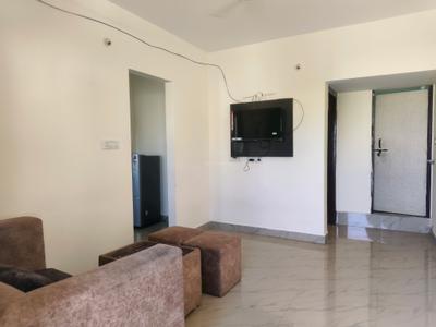 Living Room Image of 650 Sq.ft 1 BHK Apartment / Flat for rent in Thanisandra Bengaluru for Rs. 17500