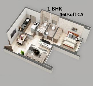 1 BHK Flat