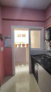 Kitchen Image of 1000 Sq.ft 1 BHK Apartment / Flat for sale in Applewoods Satyesh Residency, Shela Ahmedabad for Rs. 2900000