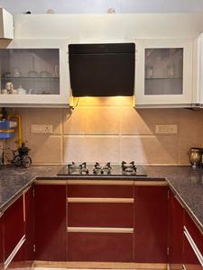 Kitchen Image of 1500 Sq.ft 3 BHK Builder Floor for rent in Palam Vihar Gurgaon for Rs. 40000