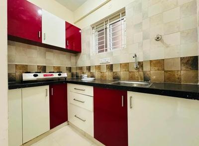 Kitchen Image of 650 Sq.ft 1 BHK Apartment / Flat for rent in Kamat Royale Co-op Hsg Society, Panjim Goa for Rs. 12000