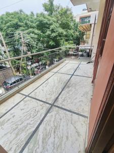 Balcony Image of 1800 Sq.ft 3 BHK Builder Floor for rent in Shivalik New Delhi for Rs. 79000
