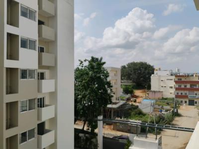 Bedroom Two Image of 1150 Sq.ft 3 BHK Apartment / Flat for sale in Sai Gangothri Hill Crest, Ramasandra Bengaluru for Rs. 8200000
