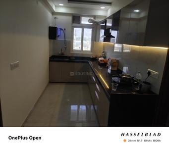 Kitchen Image of 1250 Sq.ft 3 BHK Apartment / Flat for rent in CM Town Square IV, Bambala Jaipur for Rs. 35500