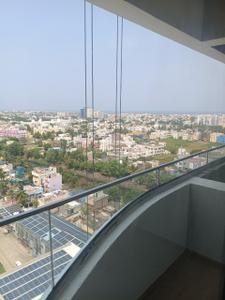 Balcony Image of 1900 Sq.ft 3 BHK Apartment / Flat for rent in Brigade Residences, Perungudi Chennai for Rs. 130000
