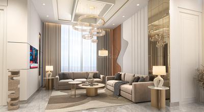 Living Room Image of 1050 Sq.ft 3 BHK Apartment / Flat for sale in The Vibe Live The High Life, Gazipur Zirakpur for Rs. 13321000