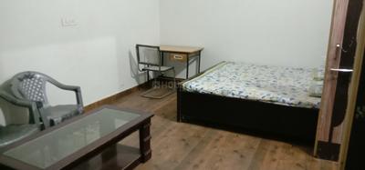 Bedroom Image of 700 Sq.ft 1 BHK Builder Floor for rent in Murlipura Jaipur for Rs. 6500