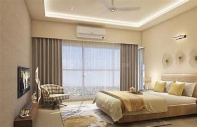 Bedroom Image of 850 Sq.ft 2 BHK Apartment / Flat for sale in The Atmosphere O2, Mulund West Mumbai for Rs. 18500000